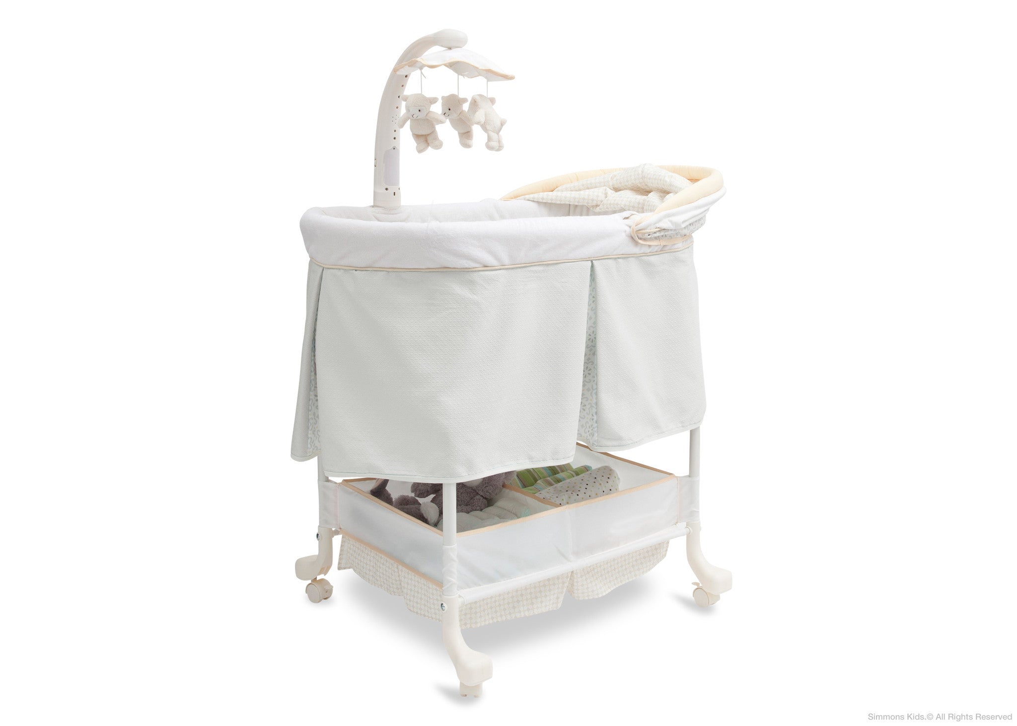 Beautyrest top gliding bassinet