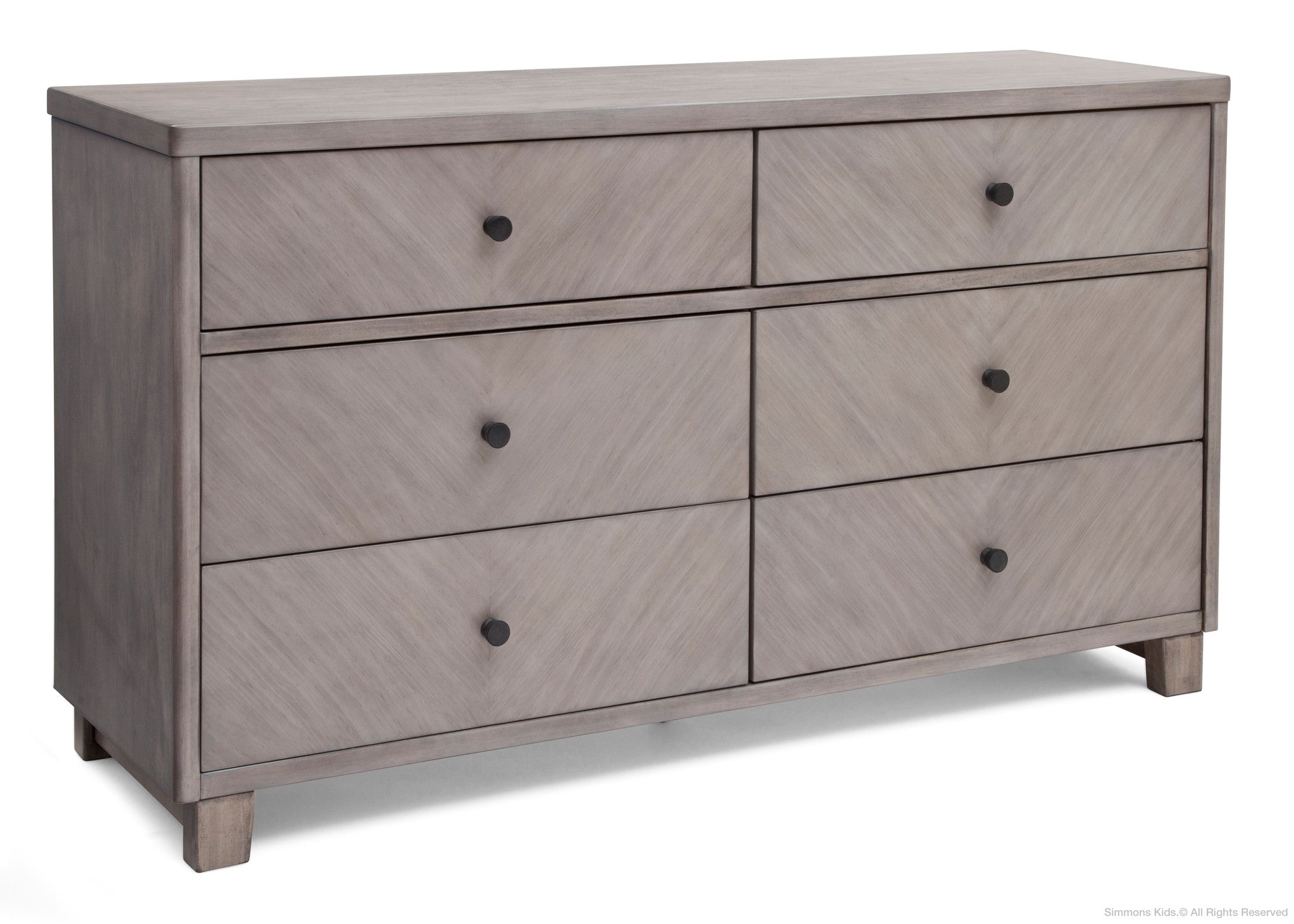 simmons rustic grey dresser Delta Children Asher 6-Drawer Dresser with Changing Top Rustic Grey