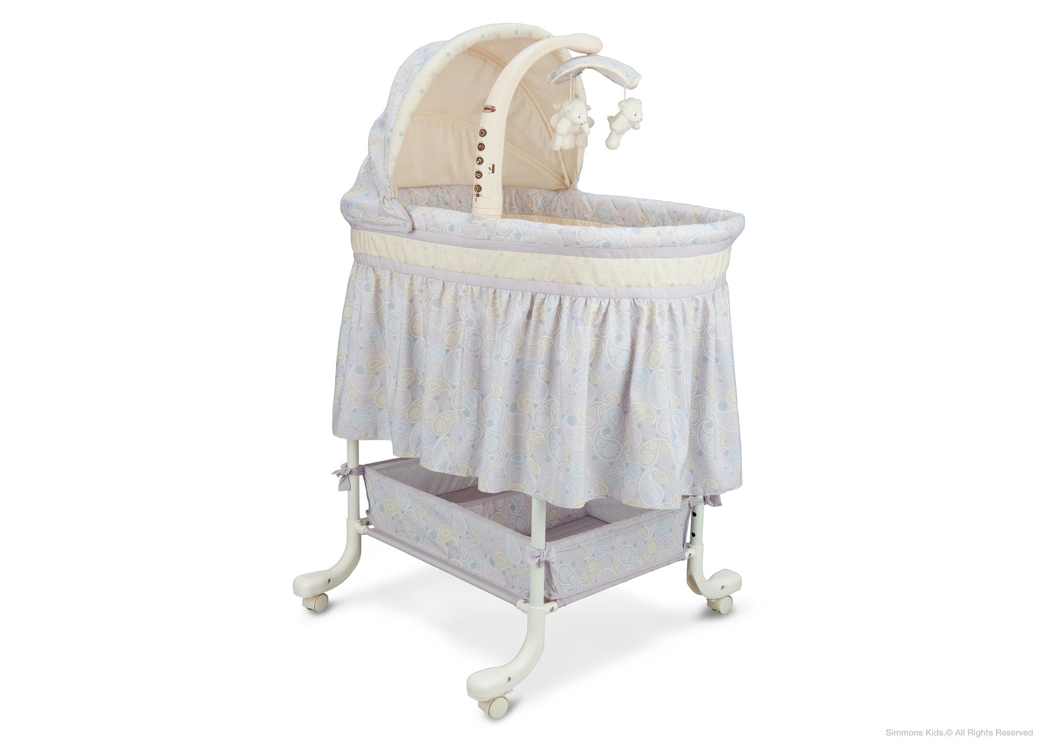 Simmons kids deluxe gliding bassinet sales